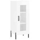 vidaXL Bedside Cabinets 2 pcs White 40x35x47.5 cm Engineered Wood