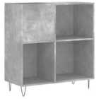 vidaXL Bedside Cabinet Concrete Grey 40x40x66 cm Engineered Wood