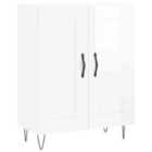 vidaXL Bedside Cabinet Smoked Oak 50x36x60 cm Engineered Wood