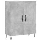 vidaXL Bedside Cabinet Concrete Grey 40x40x50 cm Engineered Wood