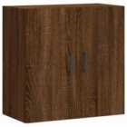 vidaXL Bed Cabinet with Metal Legs Sonoma Oak 40x30x50 cm