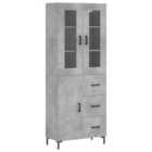 vidaXL Bedside Cabinet Sonoma Oak 50x36x60 cm Engineered Wood