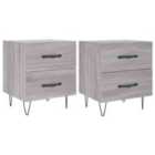 vidaXL Wardrobe Grey 75x50x160 cm