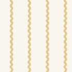Holden Decor Do The Wiggle Stripe Ochre Children's Wallpaper