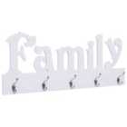 vidaXL Wall Mounted Coat Rack Family 74x29.5 cm