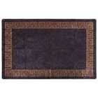 Vidaxl Rug Washable 160X230 Cm Black And Gold Anti Slip
