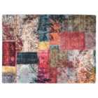 Vidaxl Rug Washable Patchwork 120X180 Cm Multicolour Anti Slip