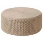 Beliani Pouffe Mithi Beige 70/70cm 30cm
