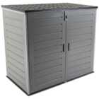 Charles Bentley Grey Outdoor Storage Cabinet - 1170L