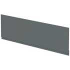 Halite Waterproof Bath Front Panel Matt Grey - 1700mm