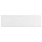 Halite Shaker Style Waterproof Bath Front Panel White - 1800mm