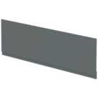 Halite Waterproof Bath Front Panel Matt Grey - 1500mm