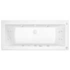 Wickes Camisa Right Hand 14 White Jet Double Ended Reinforced Light Whirlpool Bath - 1700 x 750mm