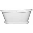 Bayswater Gloss White Freestanding Boat Bath - 1700 x 750mm