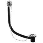 Bayswater Concealed Bath Waste with Grill - Chrome