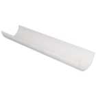 FloPlast 76mm White Miniflo Gutter - 2m