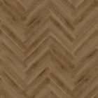 Novocore Natural Oak Herringbone Luxury Vinyl Flooring with Integrated Underlay - 2.42m2