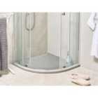 Beliani Shower Tray PARON 800 x 800 x 30 mm Grey