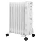Abode AOFR9003, 2kW 9 Fin Oil Filled Radiator in White