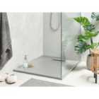 Beliani Shower Tray AZZURRO 800 x 1000 x 30 mm Grey