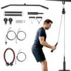 Weight Cable Pulley System for Home Gym with Universal Loading Pin