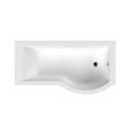 Synergy Zeya P Shape Bath 1600mm RH Standard Finish