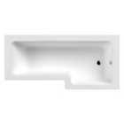 nuie 1800mm Right Hand Square Shower Bath