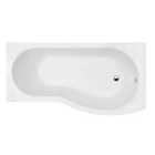 nuie B-Shaped Shower Bath Right Hand 1700mm - No Leg Set