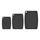 Rockingham Forge Greenworks Chopping Board Set (3 Sizes) - Black