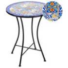Beliani Bistro Table Coriano 60/60cm Metal Black