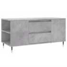 Vidaxl Coffee Table Concrete Grey 102X44.5X50 Cm Engineered Wood