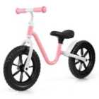 Costway 12 Inch Balance Bike No Pedal Training Bicycle With Adjustable Handle And Seat-pink