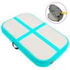Vidaxl Inflatable Gymnastics Mat With Pump 60X100X10 Cm Pvc Green