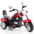 Costway Red & Black Kids Electric Motorcycle