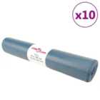 vidaXL Bin Bags 100 pcs Blue 120 L