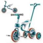 Costway Green 4-in-1 Multifunctional Kids Trike