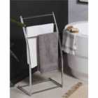 Beliani Towel Stand AMBIL Metal Silver