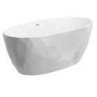 Synergy Cincelado 1700mm Crystal Freestanding Bath