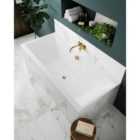 Synergy Berg Cubic 1700 x 750mm No Tap Hole Standard Bath