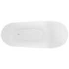 Synergy Arruba 1660mm Matt White Slipper Bath