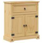 vidaXL Bathroom Cabinet Corona 70x33x80 cm Solid Wood Pine