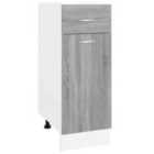 vidaXL Drawer Bottom Cabinet Grey Sonoma 30X46X81.5cm Engineered Wood