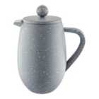Café Olé Bfd Double Wall Granite Effect Cafetière 3 Cups/350Ml, 18/10 Stainless Steel, Grey