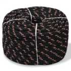 vidaXL Marine Rope Polypropylene 8 mm 500 m Black