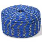 vidaXL Marine Rope Polypropylene 14 mm 250 m Blue