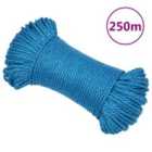vidaXL Work Rope Blue 6 mm 250 m Polypropylene