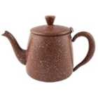 Café Olé Premium Granite Effect Teapot 14 Cups/1.4L/48Oz, 18/10, 18/10 Stainless Steel, Red