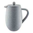 Café Olé Bfd Double Wall Granite Effect Cafetière 8 Cups/800Ml, 18/10 Stainless Steel, Grey