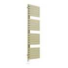 Heizmann Towel Rail Radiator 1800x500mm 20 Bar with Electric Thermostatic Heating Element Brushed Brass