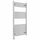 Heizmann Straight Towel Rail 1200X600Mm 20 Bar With Thermostatic Heating Element Chrome